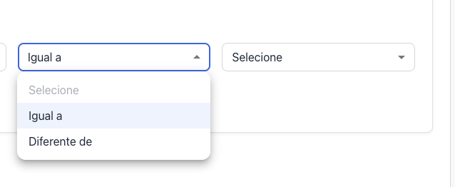 Operadores Igual a e Diferente de
